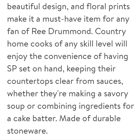 ❤️ New Pioneer Woman Salt & Pepper Shakers Set with Acacia Wood Tray - Picture 4 of 9